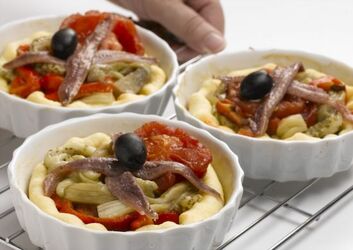 TORTINE DI VERDURE CON ACCIUGHE