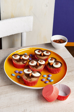 MUFFIN CON FACCINE DI GUFI