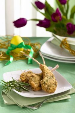 COSTOLETTE D AGNELLO IN CROSTA AROMATICA