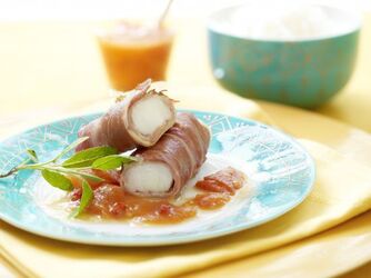 INVOLTINI DI PESCATRICE AL PROSCIUTTO CRUDO
