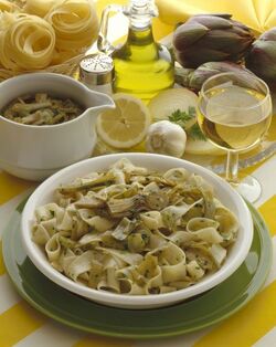 TAGLIATELLE AI CARCIOFI