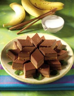 DADINI DI CIOCCOLATO E BANANA CANNELLA E ZENZERO