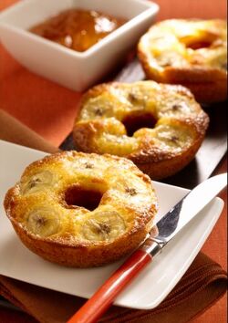 CIAMBELLINE DI BANANE AL RUM