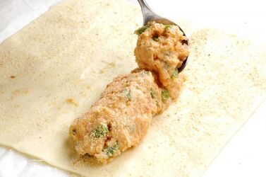 STRUDEL DI SALMONE E FAGIOLINI STRUDEL DI SALMONE E FAGIOLINI