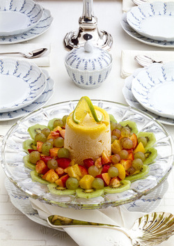 MACEDONIA DI FRUTTA CON SORBETTO ESOTICO