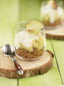 TRIFLE DI MELE AL CALVADOS