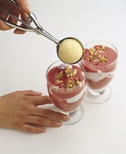 FRAGOLE ALLO YOGURT CON GELATO