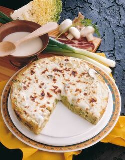 TORTA DI VERZA E FUNGHI
