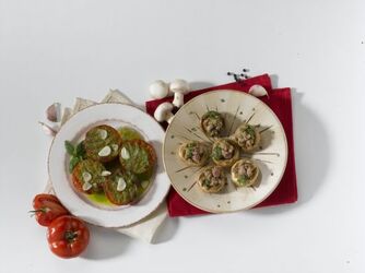 SERVIZIO 5 SALSE VELOCI PER LE VERDURE GRIGLIATE