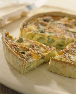 TORTA AI PORRI E ROQUEFORT