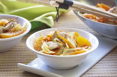 SAUT&Eacute; DI POLLO ALLO ZENZERO