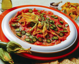 CARPACCIO CON ZUCCHINE AGLI AROMI