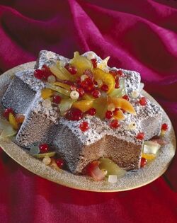 STELLA DI PANDORO CON FRUTTA CANDITA