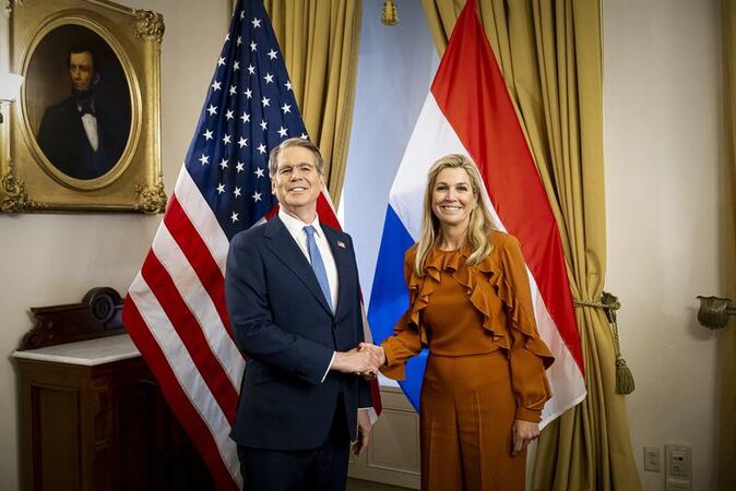 Queen M&aacute;xima At IMF and World Bank Spring Meeting Washington