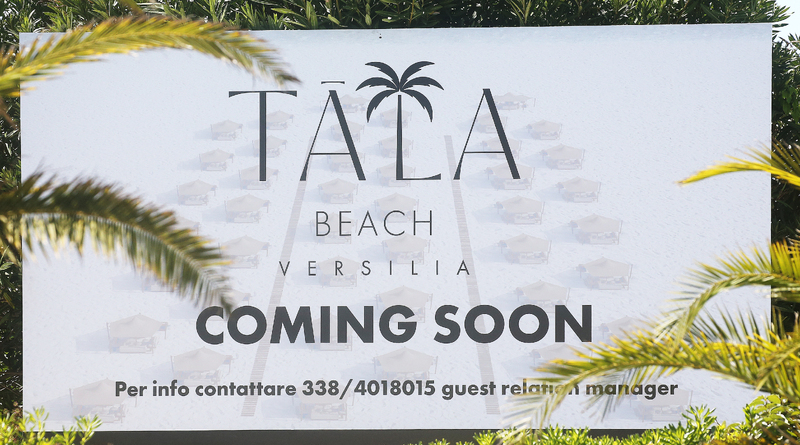  SPECIAL FEE Marina di Pietrasanta New Tala Beach Versilia Beach for Daniela Santanch&egrave; and her partner Dimitri Kunz D Asburgo Lorena