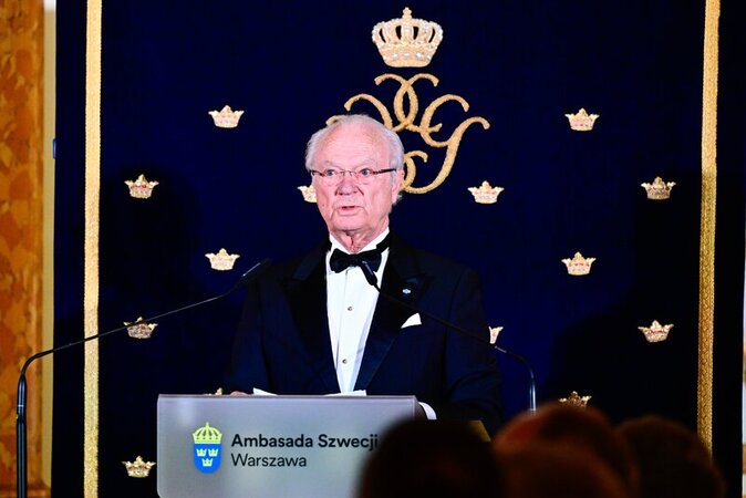Varsavia visita di stato di re Carl Gustaf e della regina Silvia in Polonia giorno 1