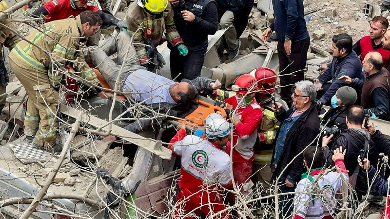 Heavy U.S. Israeli air raids on Iran Tehran 17 Mar 2026