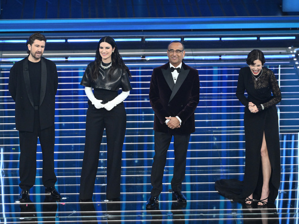 Sanremo 76&deg; Festival della Canzone Italiana. Quarta Serata. I Conduttori