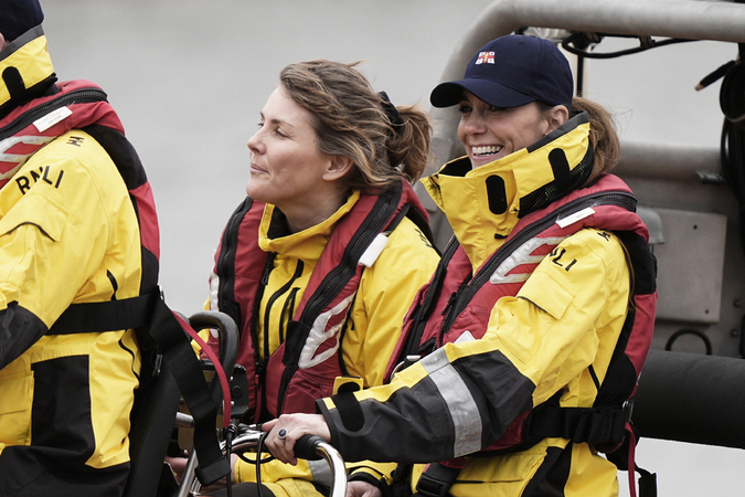 Londra visita di Kate Middleton e del principe William alla stazione di salvataggio della RNLI Tower