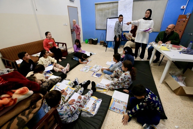 LEBANON SIDON DISPLACED PEOPLE CLASSROOM