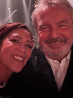 Kate Ceberano and Sam Neill at the 2026 ARIA Hall of Fame Awards