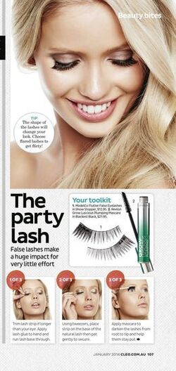 Step by step The party lash