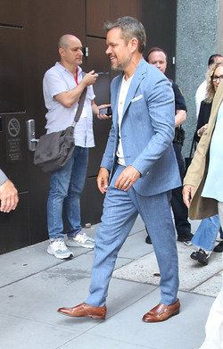 Matt Damon At Live with Kelly Mark 