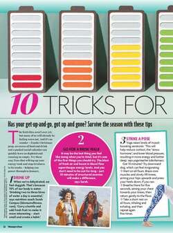10 Tricks for more energy