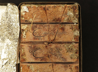 Chocolate bar given to British solider 126 YEARS ago goes on sale Chocolate bar given to British solider 126 YEARS ago goes on sale