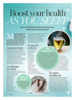 Boost your health as you sleep