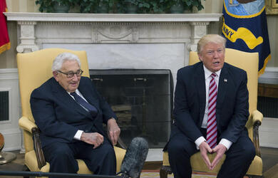 President Donald Trump meets former Secretary of State Henry Kissinger in the Oval Office President Donald Trump meets former Secretary of State Henry Kissinger in the Oval Office