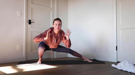 Brie Larson posts her latest yoga YouTube video Brie Larson posts her latest yoga YouTube video