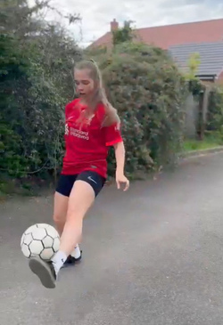 Freestyling footballer hopes to follow in the footsteps of England s lionesses Freestyling footballer hopes to follow in the footsteps of England s lionesses