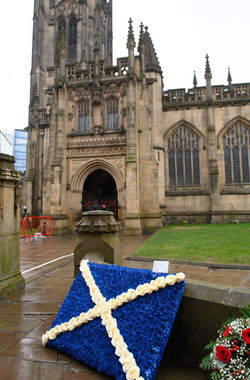 The funeral of late Manchester United and Scotland footballer Denis Law