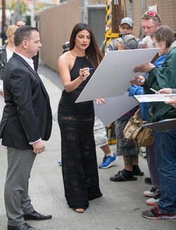 Priyanka Chopra is seen at Jimmy Kimmel Live Priyanka Chopra is seen at Jimmy Kimmel Live