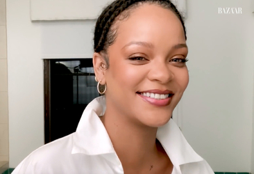 Rihanna goes make up free as she reveals skincare routine