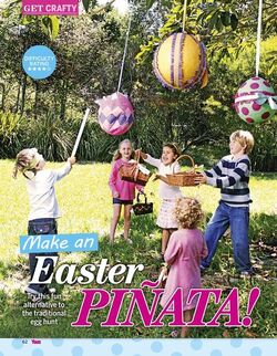 DIY Make an easter pinata Yours June p text and images available