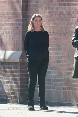 A Pregnant Katherine Heigl Spotted Filming in LA.