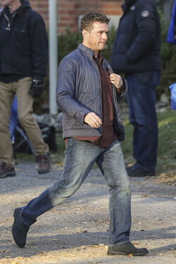 EXCLUSIVE Ryan Phillippe spotted on the Set of Wish Upon Toronto