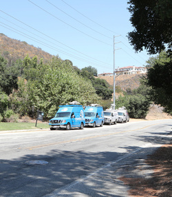 Media Arrives To The Scene As Jake Paul s Calabasas Mansion Raided By FBI