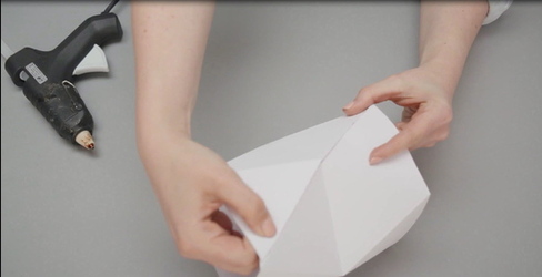 DIY Geo Paper Planters DIY Geo Paper Planters