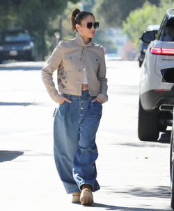 Jennifer Lopez looks downbeat on solo outing after husband Ben Affleck jetted off for trip with his ex wife Jennifer Garner and kids