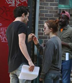 Rachel Brosnahan Filming The Marvelous Mrs Maisel