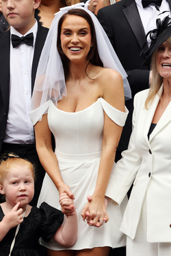 Vicky Pattison and Erica Ramadan Wedding at Marylebone Town Hall