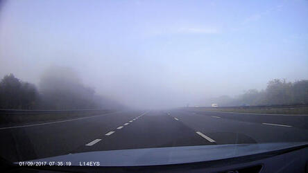 FOG CRASH IN LANCASHIRE FOG CRASH IN LANCASHIRE