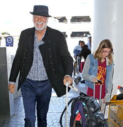 Mick Fleetwood Looking Spiffy At LAX