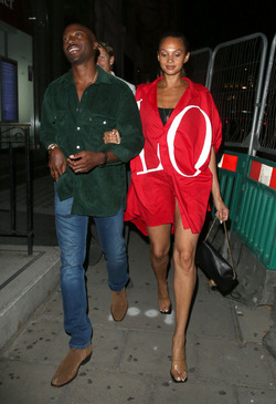 Alesha Dixon Enjoys Night Out in London