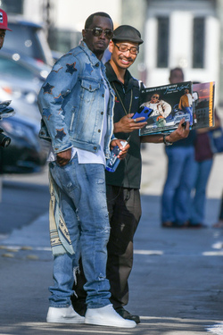 Sean Combs also known as P Diddy at Jimmy Kimmel Live