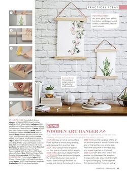 DIY Wooden Art Hanger