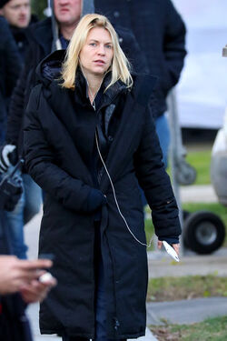 EXCLUSIVE Claire Danes and Mandy Patinkin Filming Homeland in NYC
